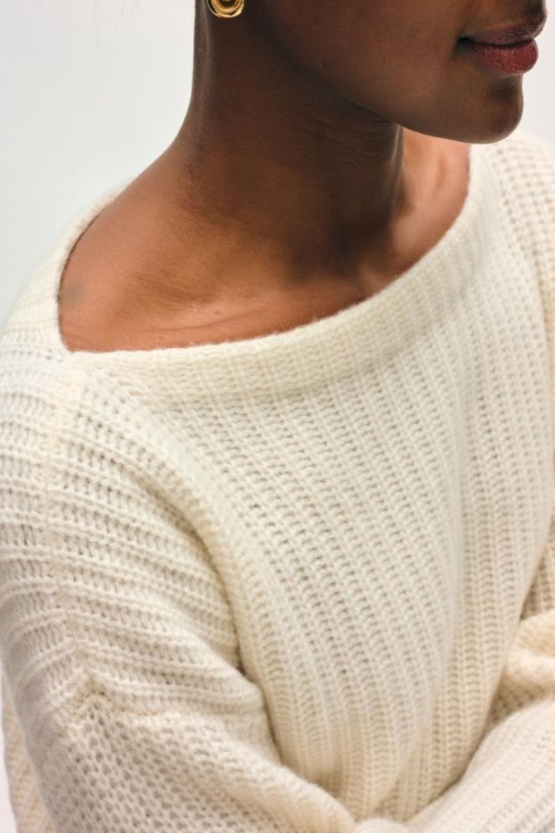 Cashmere Ribbed Boatneck