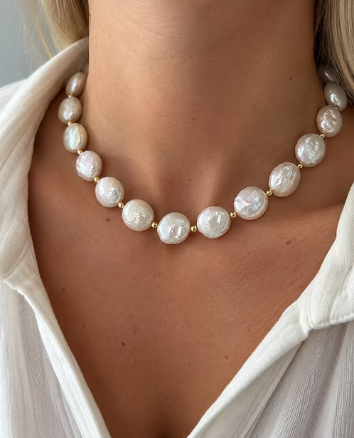 Chunky Freshwater Pearl Necklace