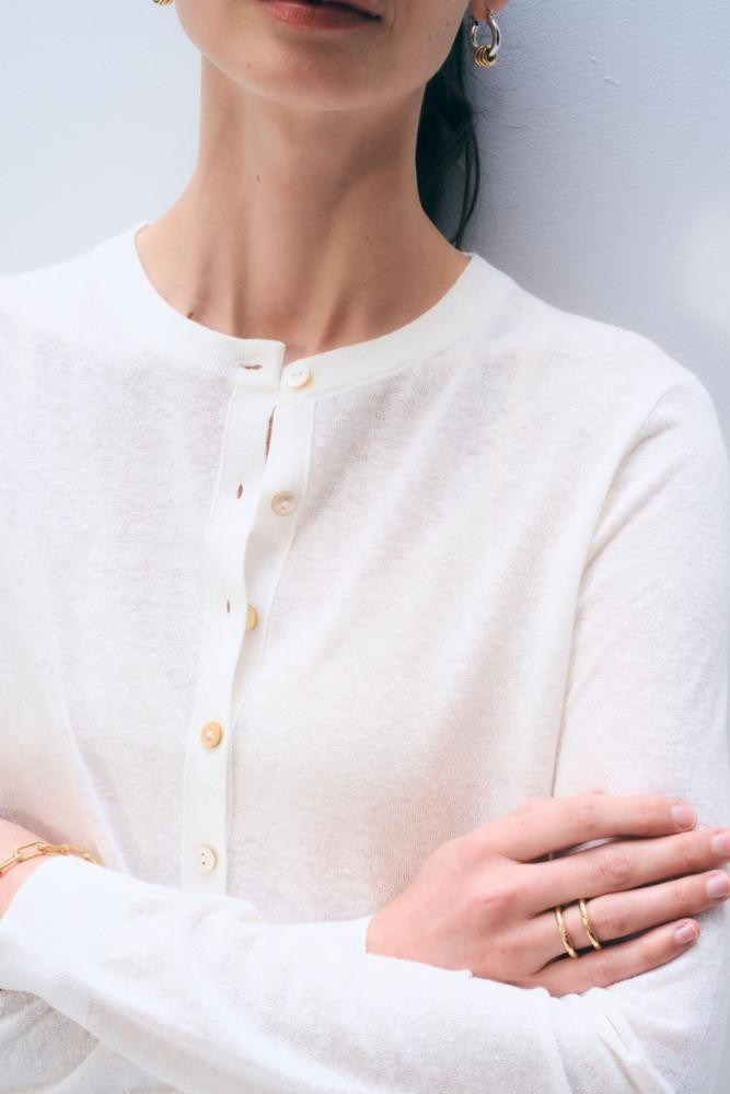 Linen Blend Cardigan