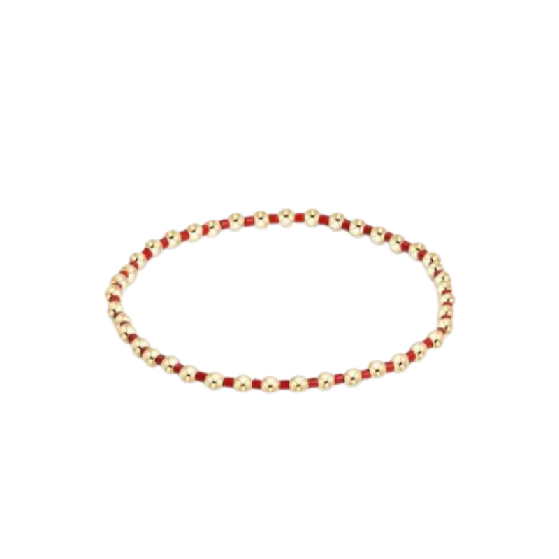 Hope Grateful Bracelet - Bright Red