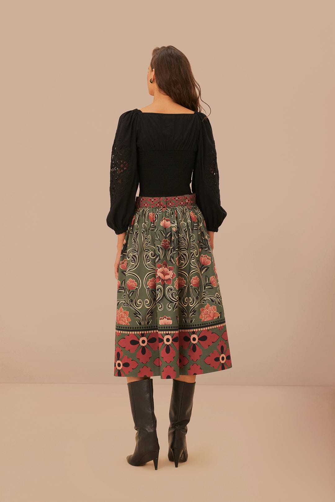 Arabesque Midi Skirt