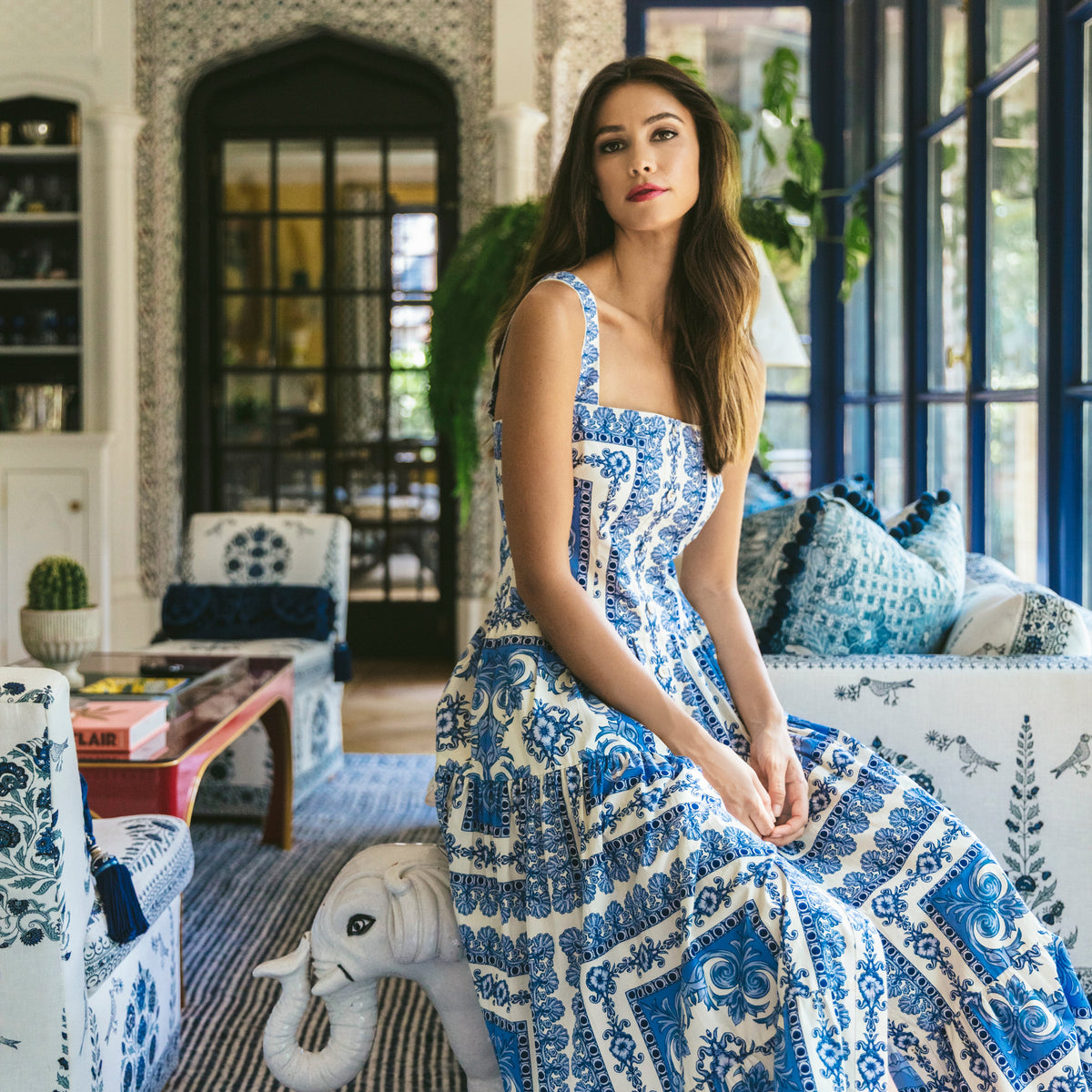 cara cara dresses Valencia Printed Fringed Linen Mini Dress - Women - Antique rose underwired cups and falls to a floaty CARA CARA Carmen Dress in