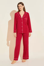 Load image into Gallery viewer, Eberjey - Haute Red/Ivory Gisele Modal Long PJ Set