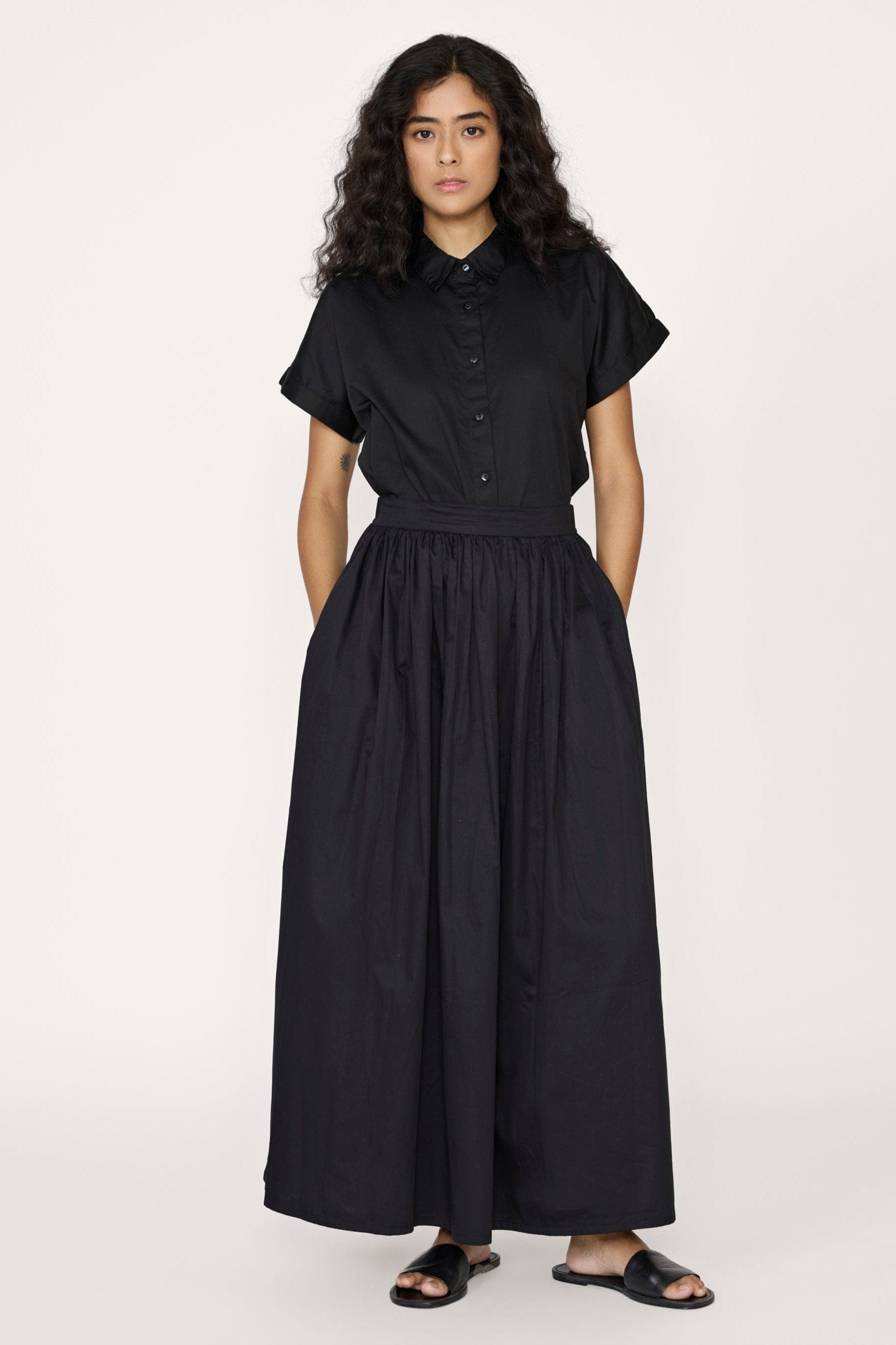 Relaxed Skirt - Black