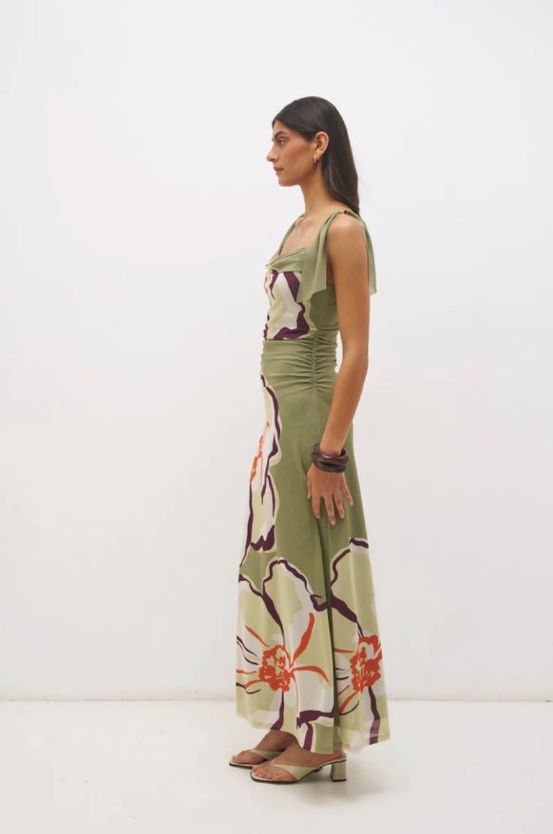 Lima Cowl Neck Dress