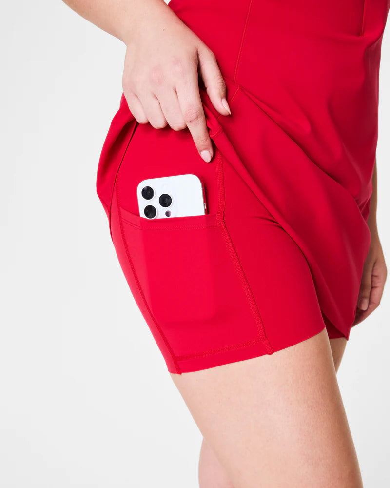 Get Moving Zip Front Dress