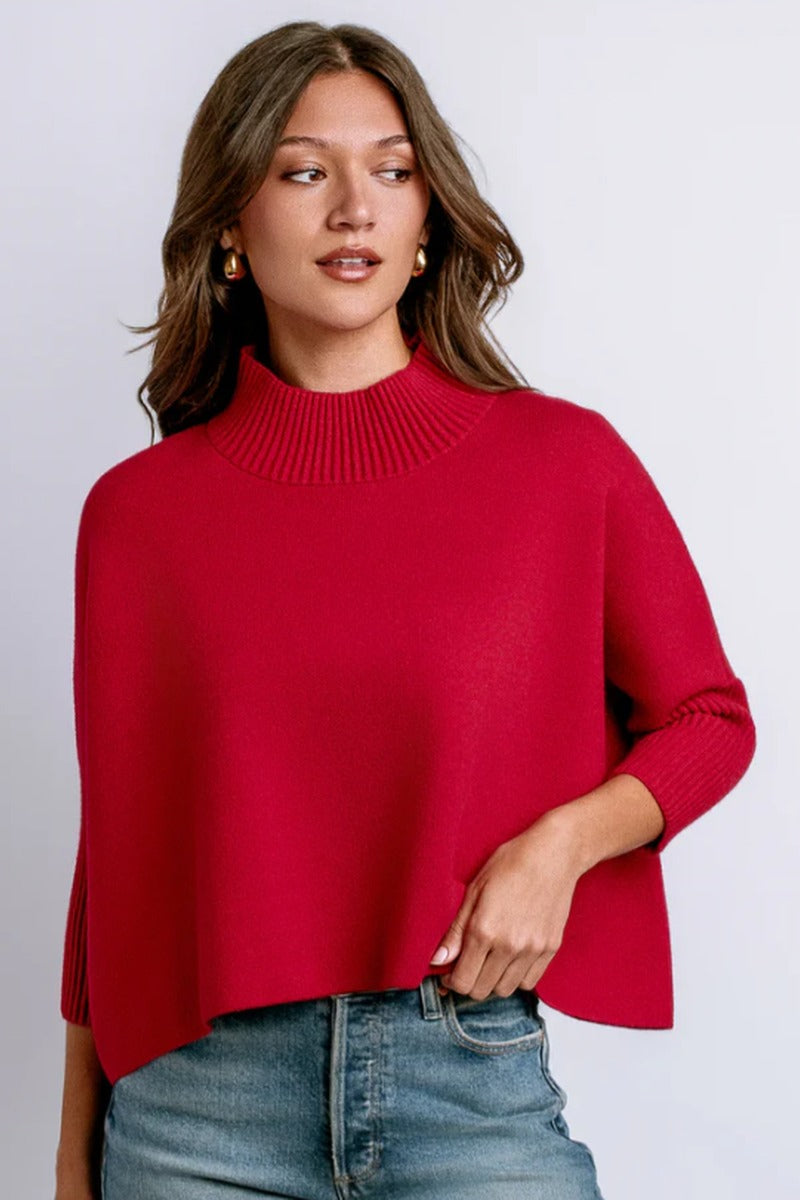 Kerisma Aja Sweater in Scarlet