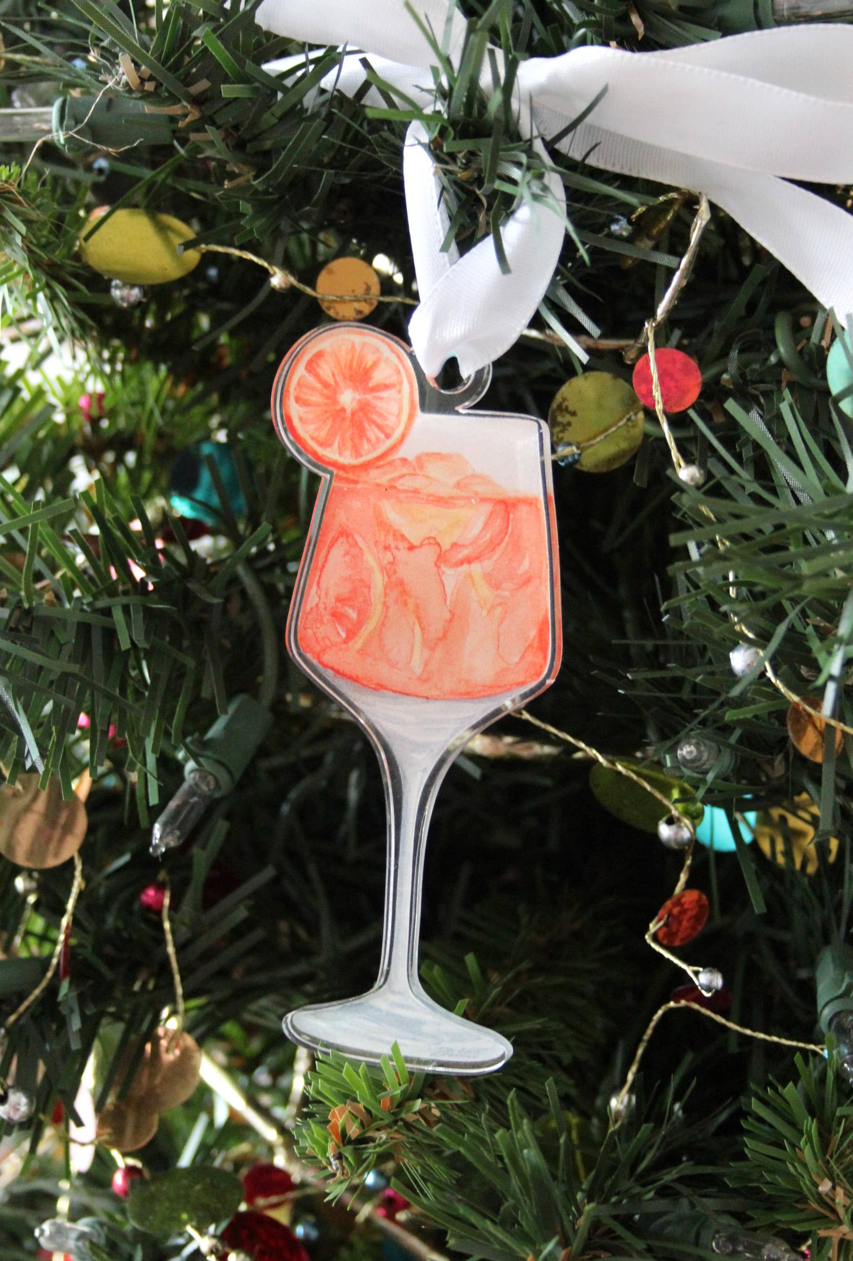 Aperol Spritz Ornament