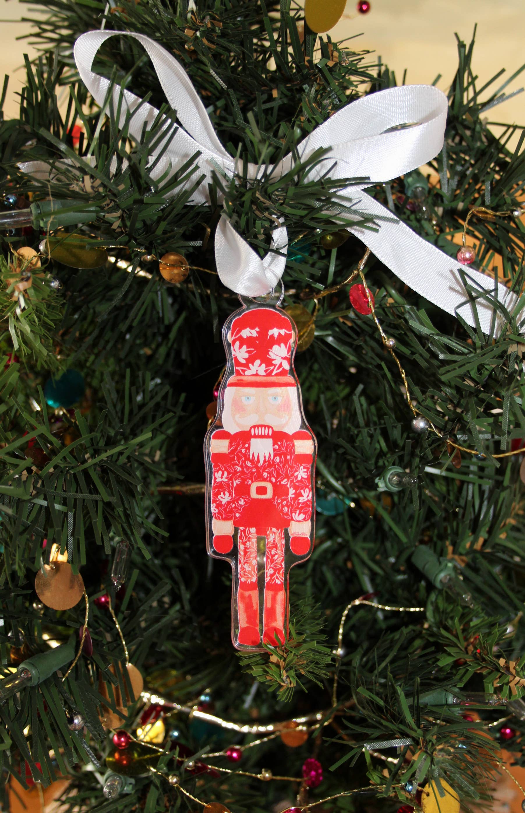 Red Nutcracker Ornament