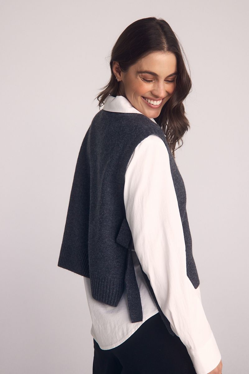 Side Tie Vest