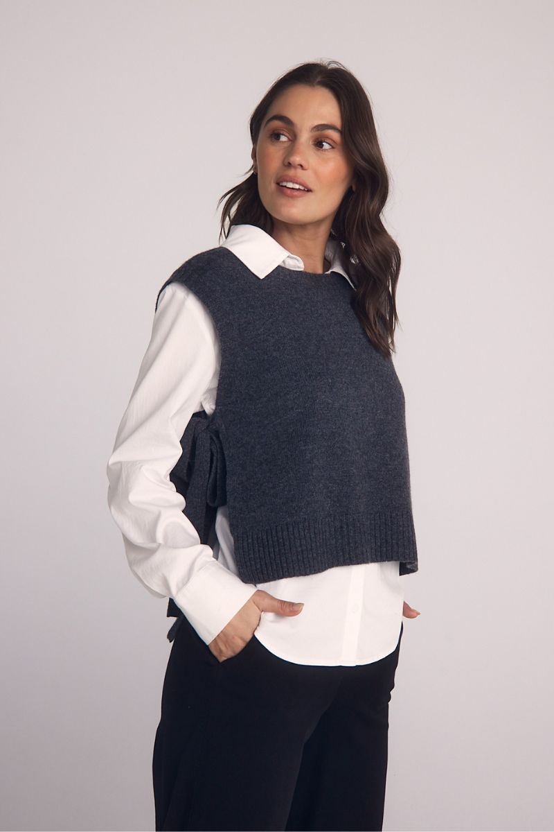 Side Tie Vest