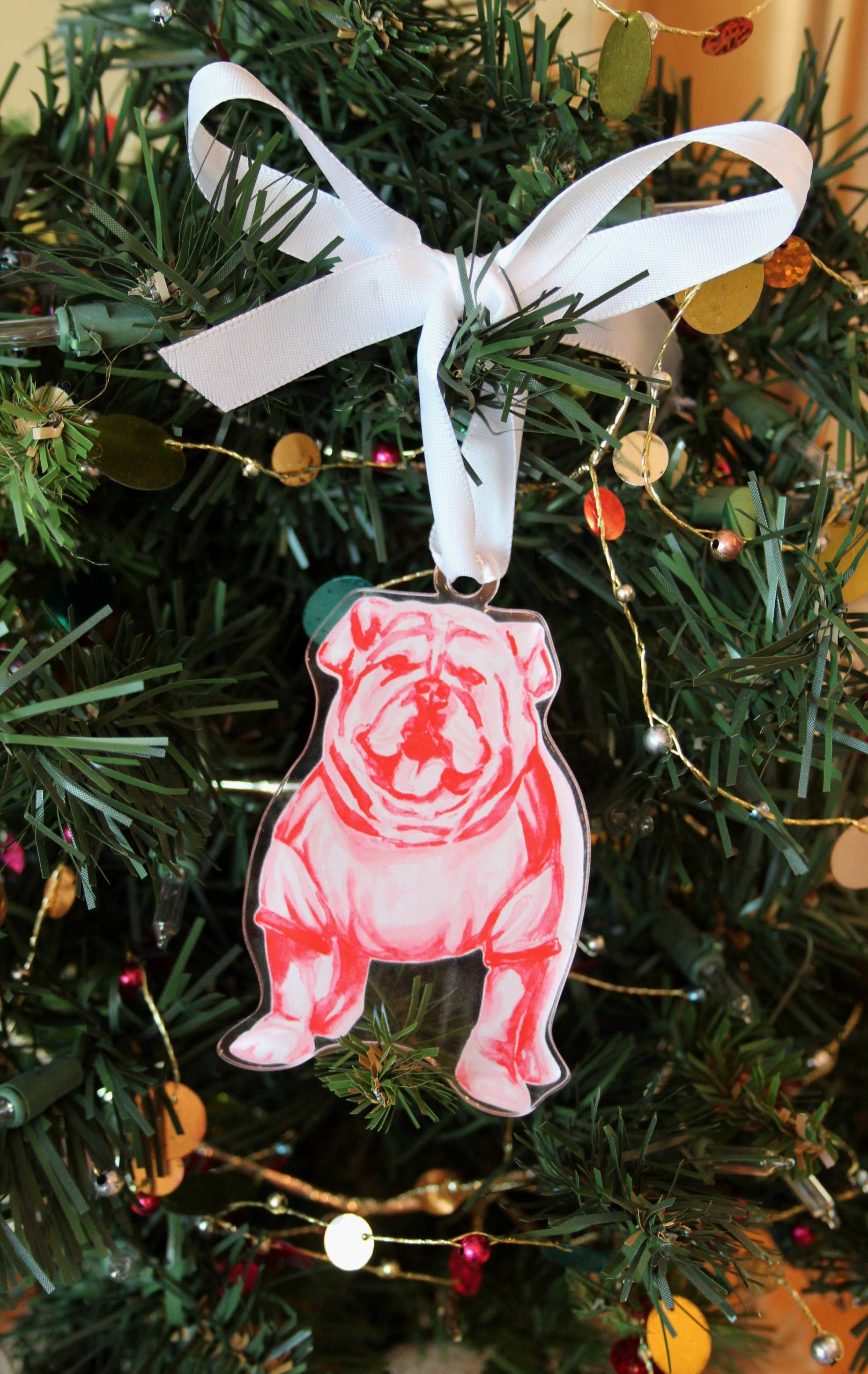 Bulldog Ornament