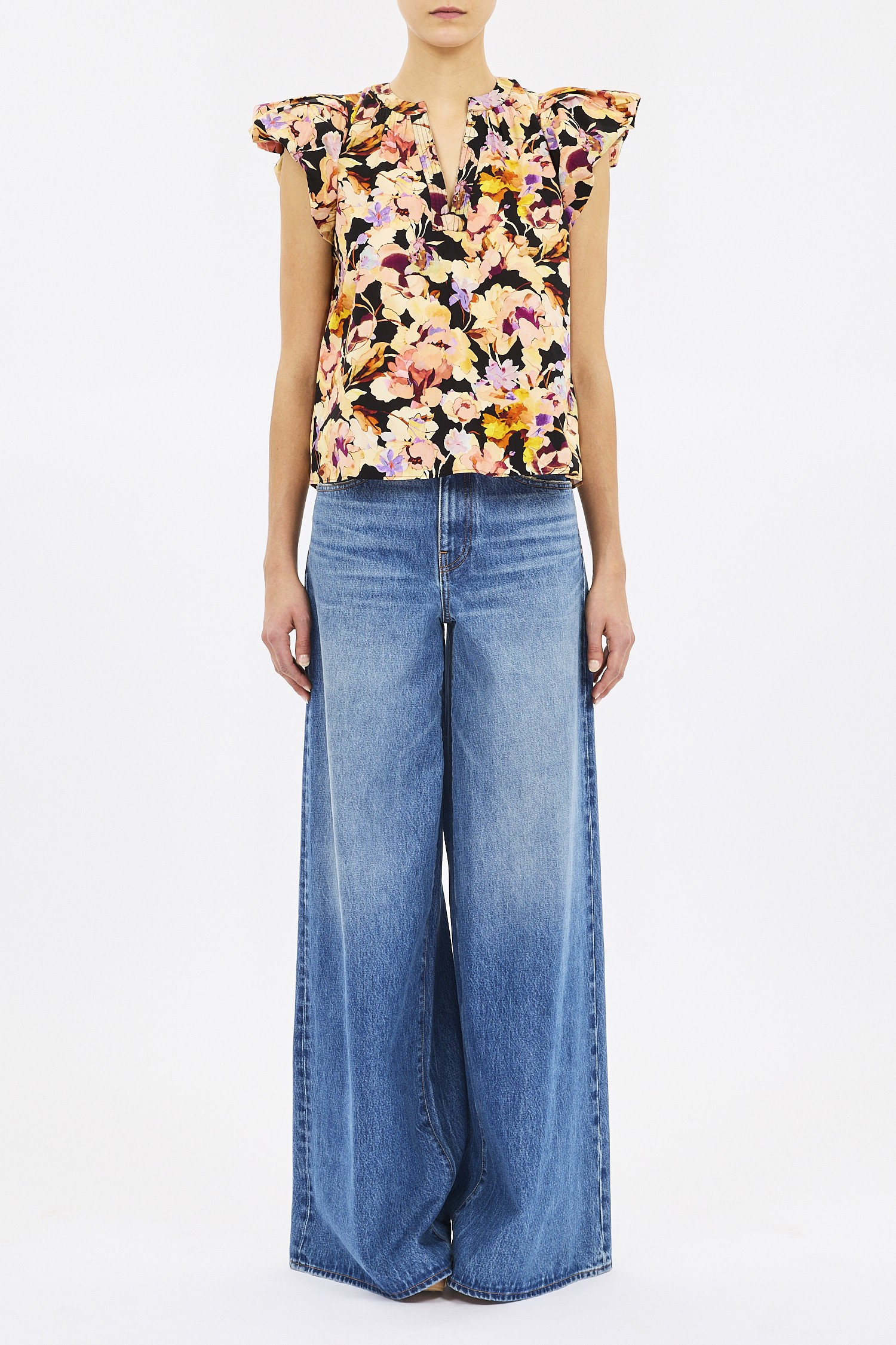 Abril Sleeveless Cotton Top