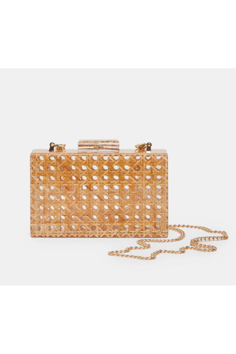 Cane Clutch Handbag