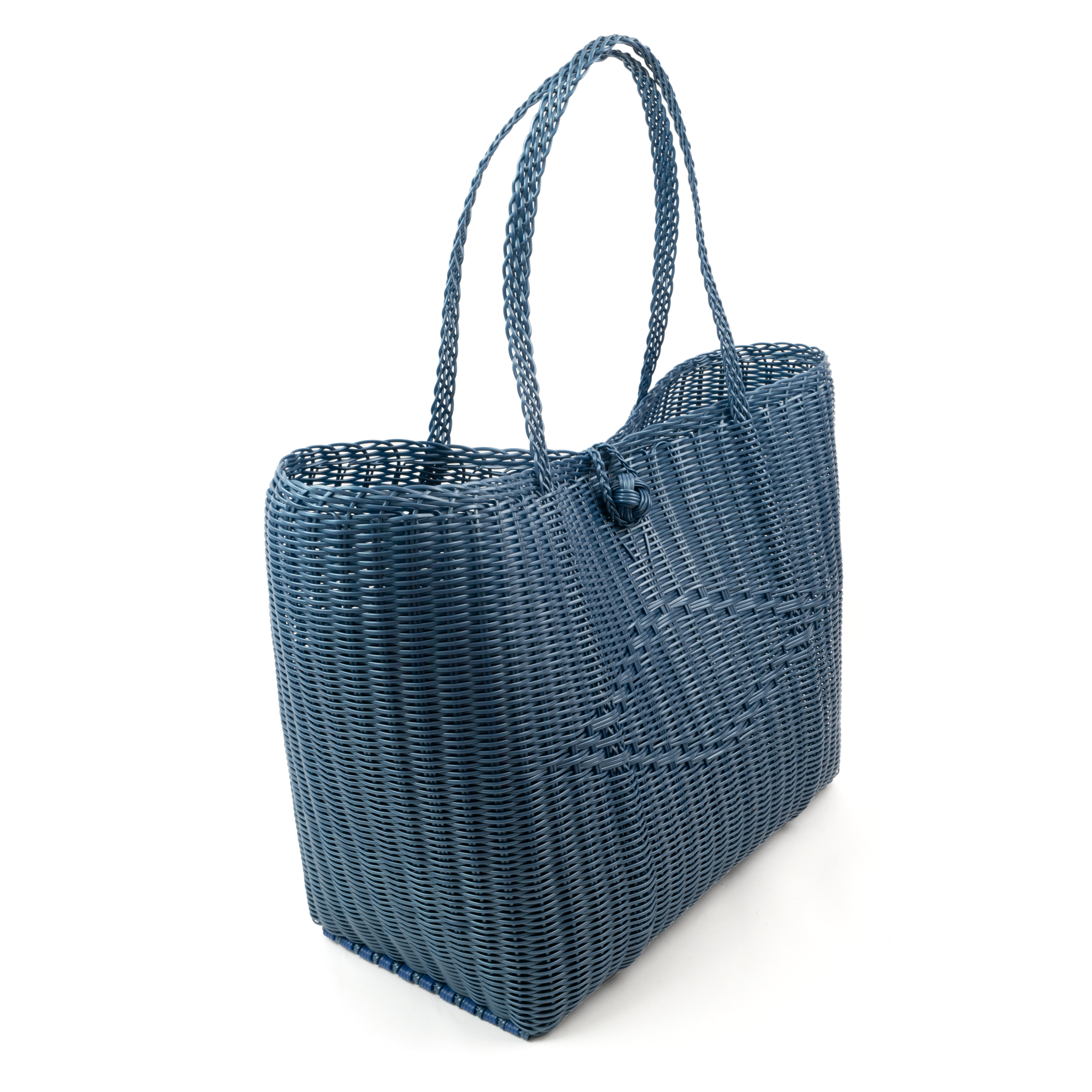 Medium, Solid in Fog Blue Tote