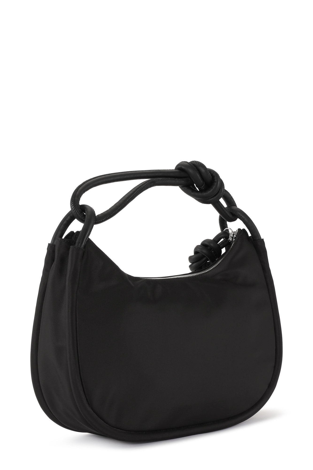 Ganni - Black Knot Baguette Bag