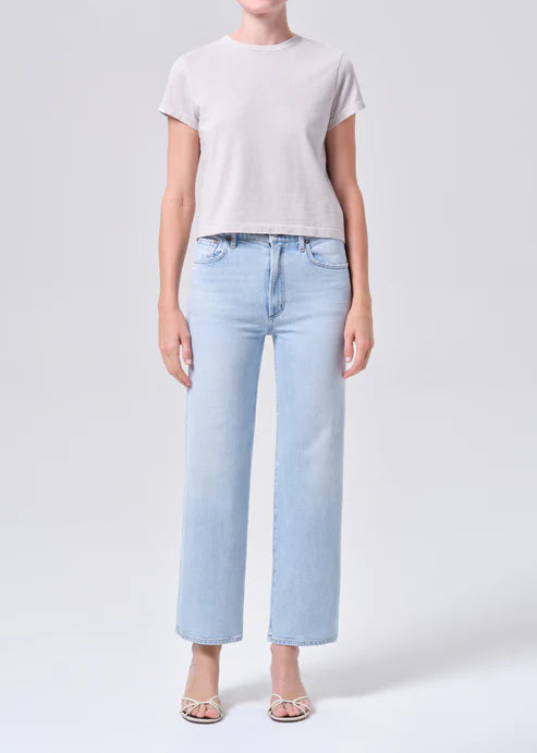 Harper Crop Jean in Flaunt