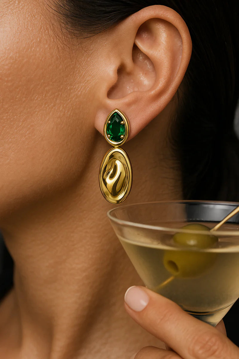 Virginia Emerald Drop Earrings