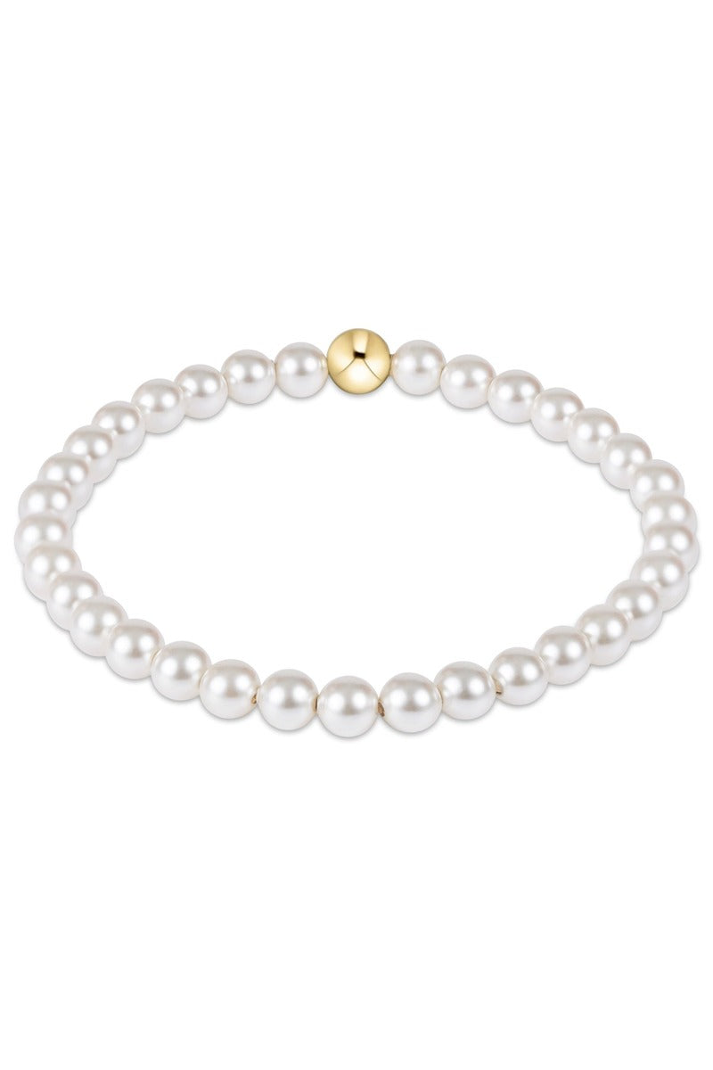 Classic Pearl 5mm Bead Bracelet