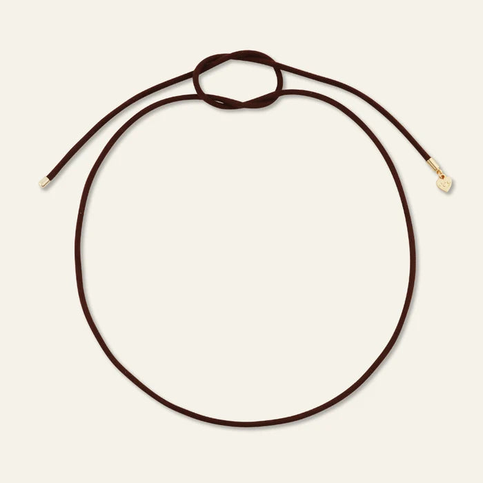 Brown Suede Necklace Cord