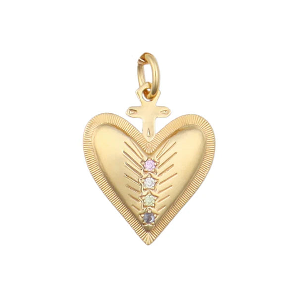 Cosmic Heart Charm