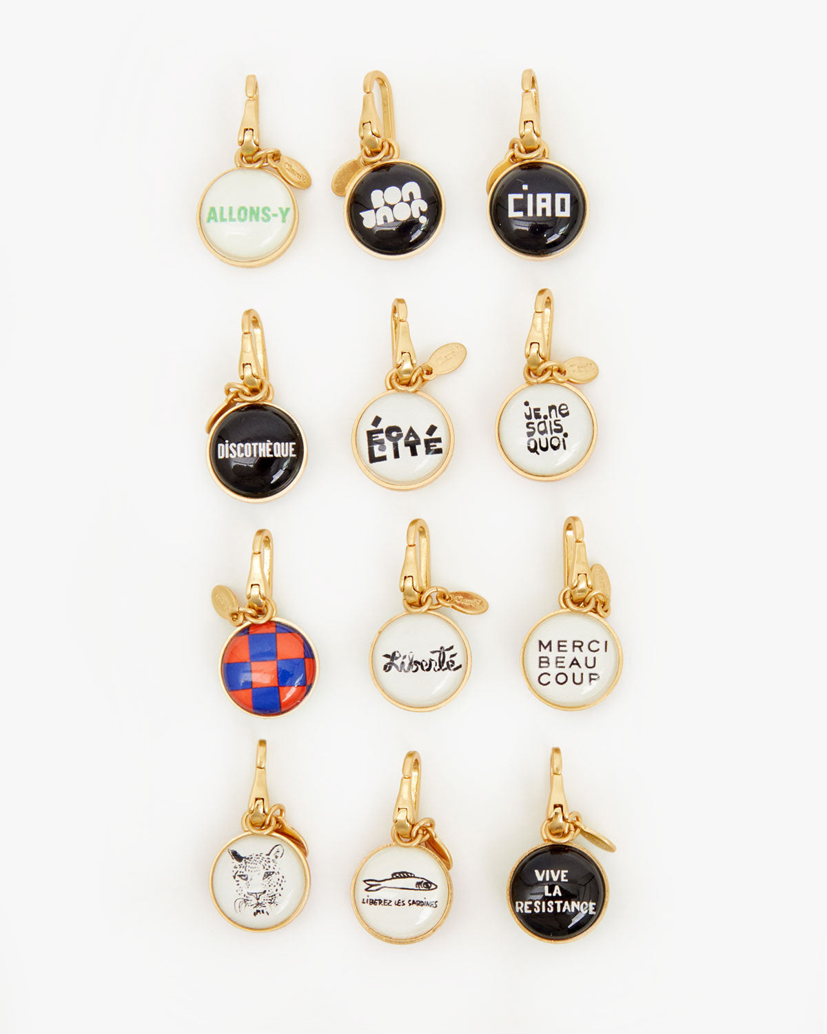 CV Alphabet Charm