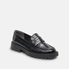 Load image into Gallery viewer, Dolce Vita - Onyx Crinkle Patent Elias Loafers