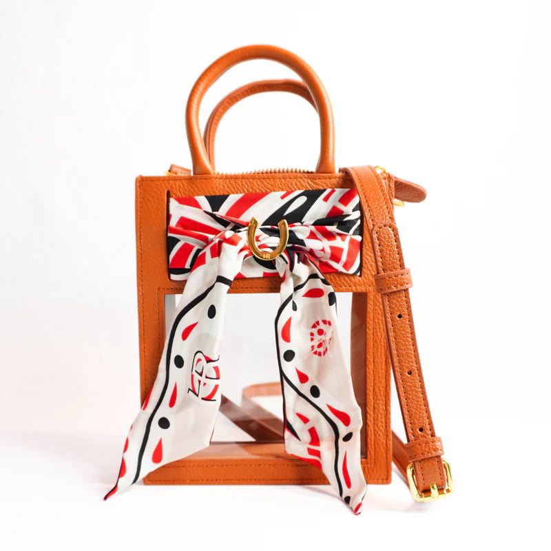 Mini Calista Clear + Paisley Twilly Bag