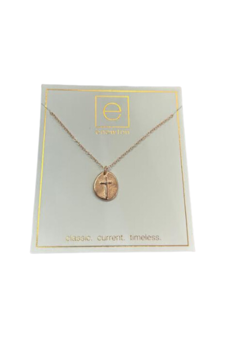 16" Necklace Gold - Inspire Small Gold Charm