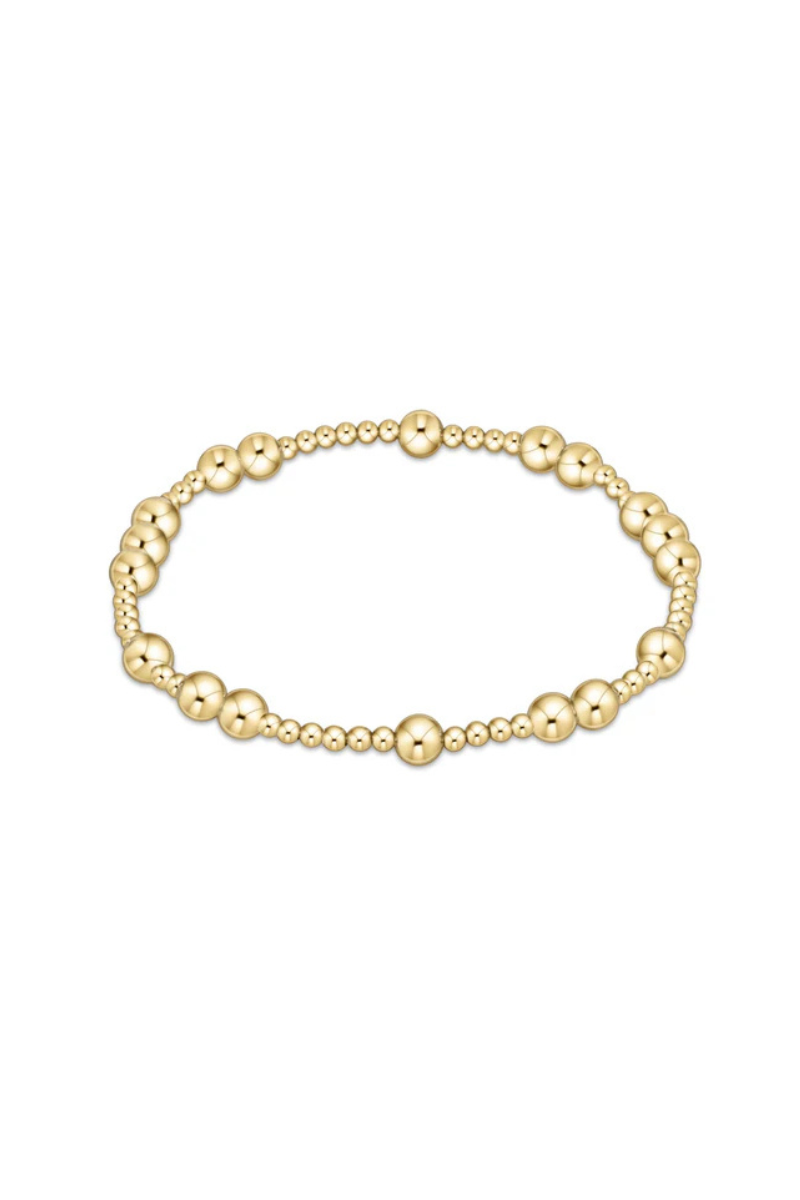 Hope Unwritten 5mm Bead Bracelet - Gold