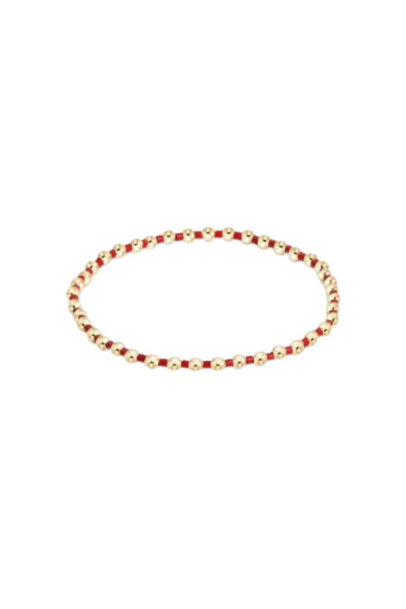 Hope Grateful Bracelet - Bright Red