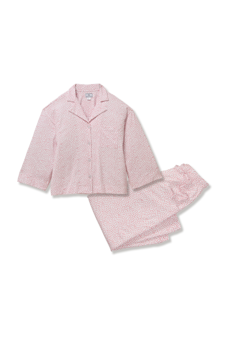 The Olivia Wide Leg Pima Pajama Set