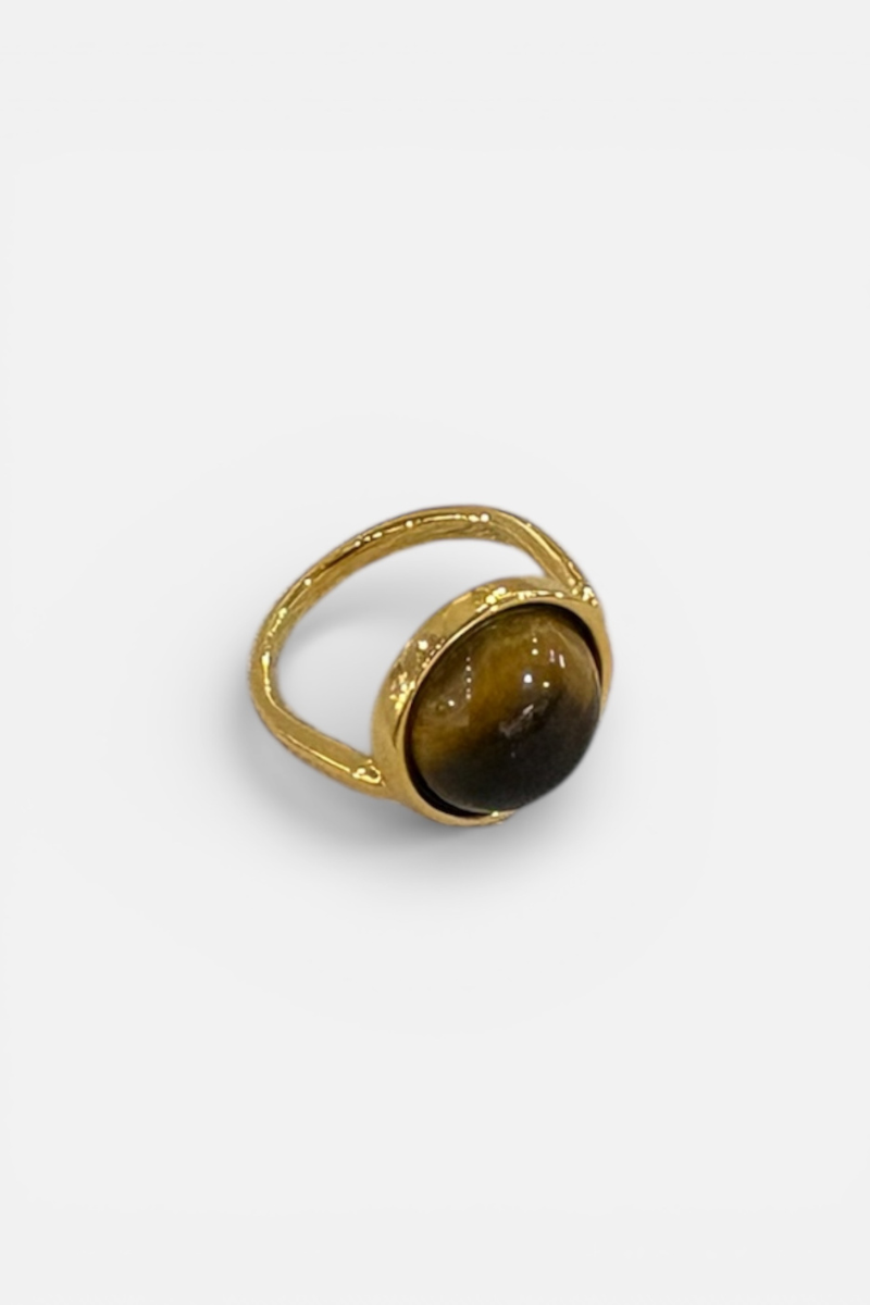 Gold Tiger Eye Ring