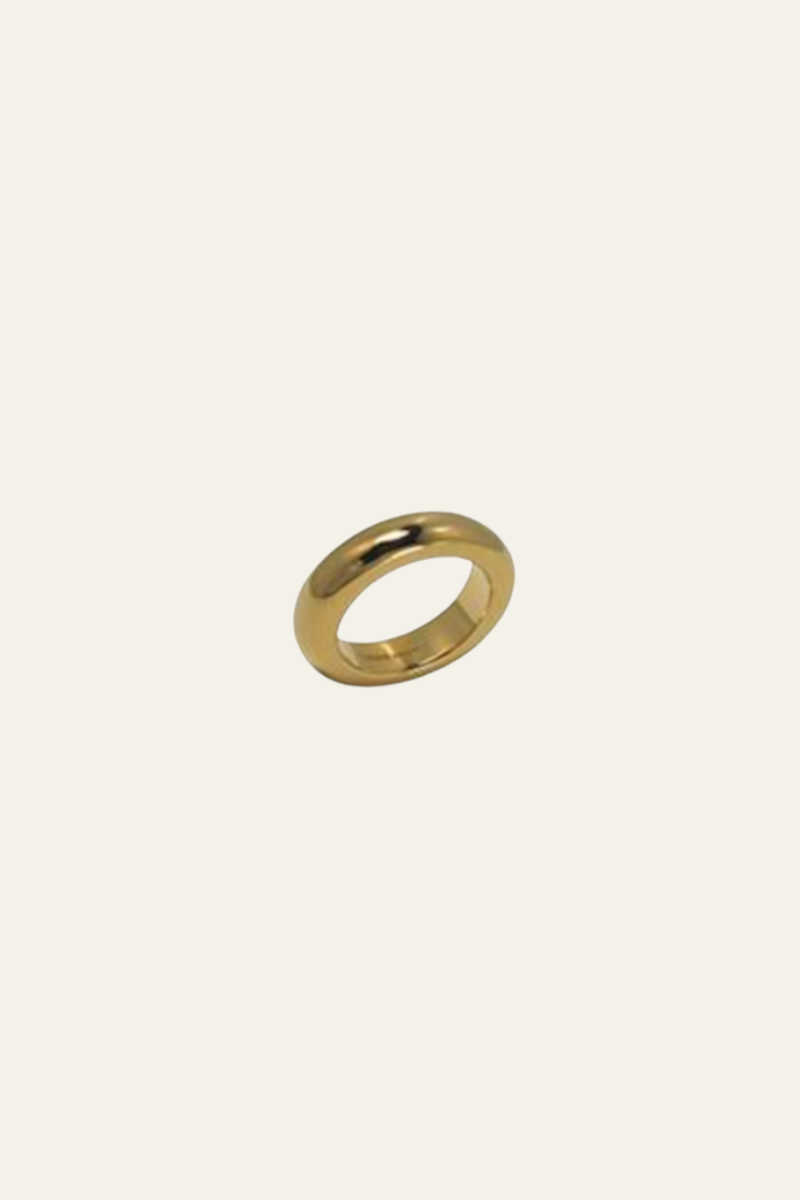 Gold Polished Gold Ring