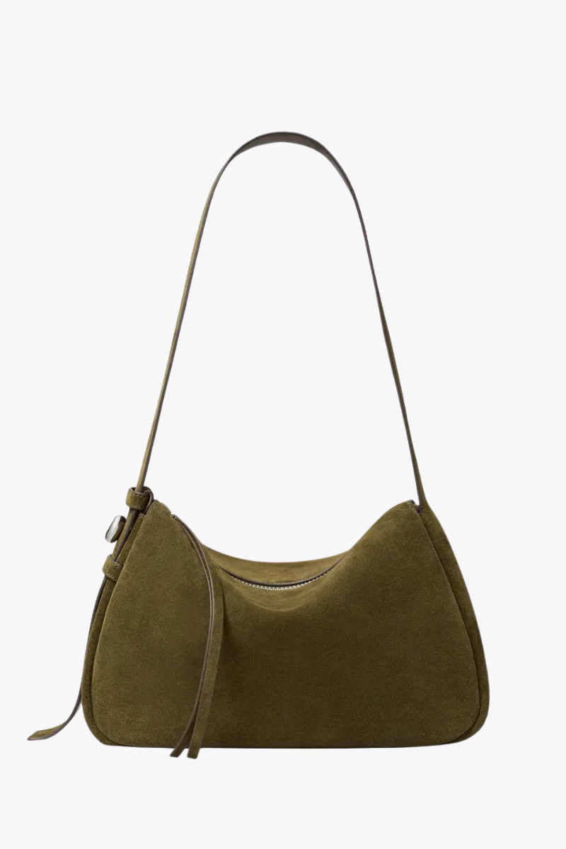 Romy Suede Shoulder Bag
