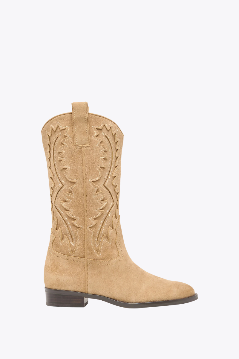 Tomara Boot in Cashew Suede