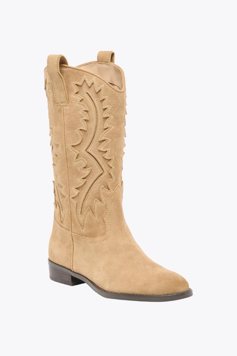 Tomara Boot in Cashew Suede
