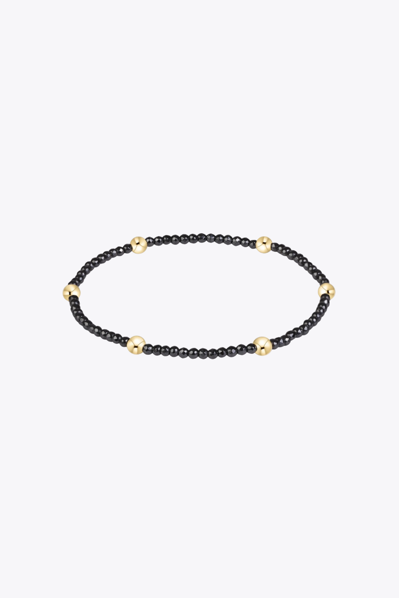 Presence Faceted Hematite 2mm Bracelet