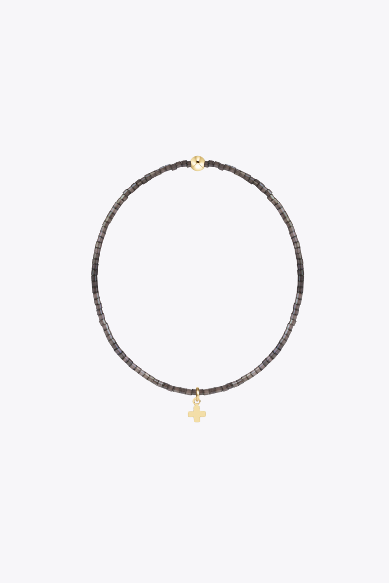 Hope Classic Moonlight Bracelet - Signature Cross Small Gold Charm
