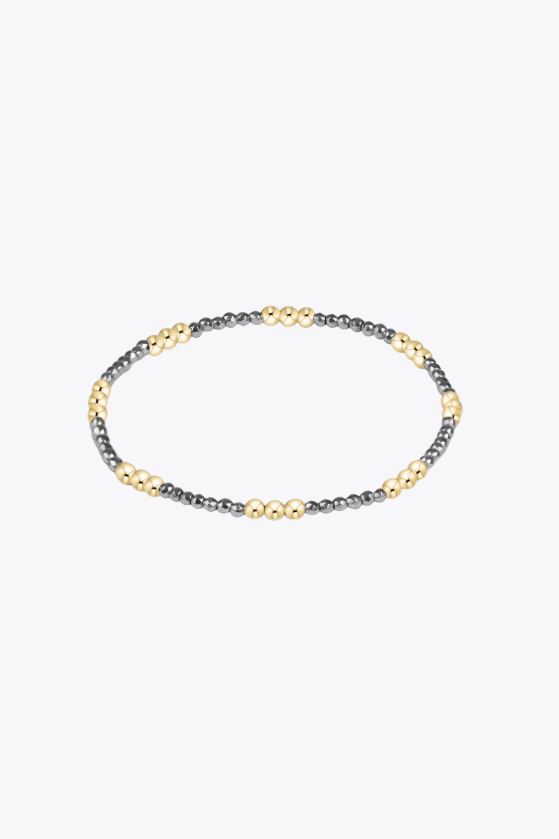 Joy Faceted Silver Hematite 2mm Bracelet