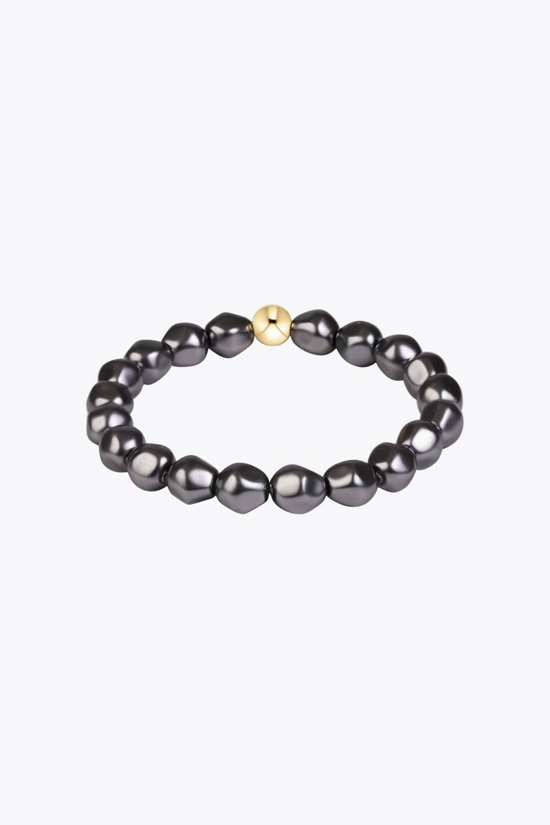 Classic Admire Pearl Dark Grey Bracelet
