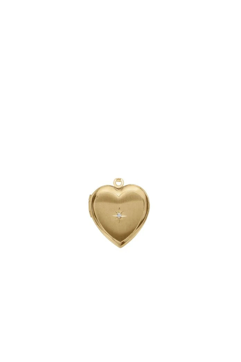 Heart Locket with Diamond