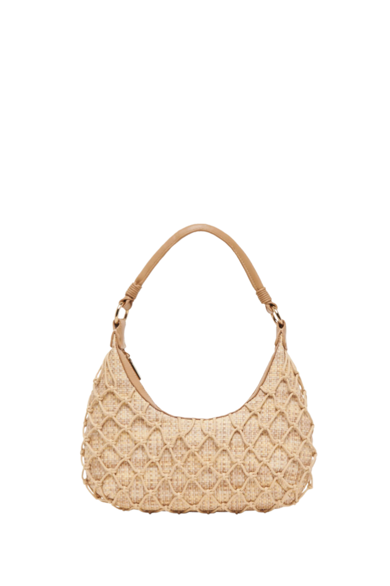 Positano Shoulder Bag Natural Raffia
