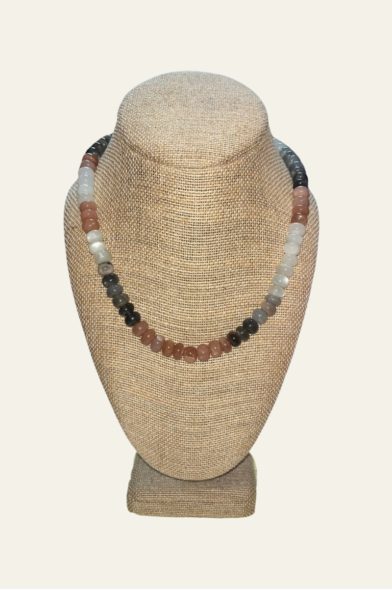 Mixed Moonstone Necklace