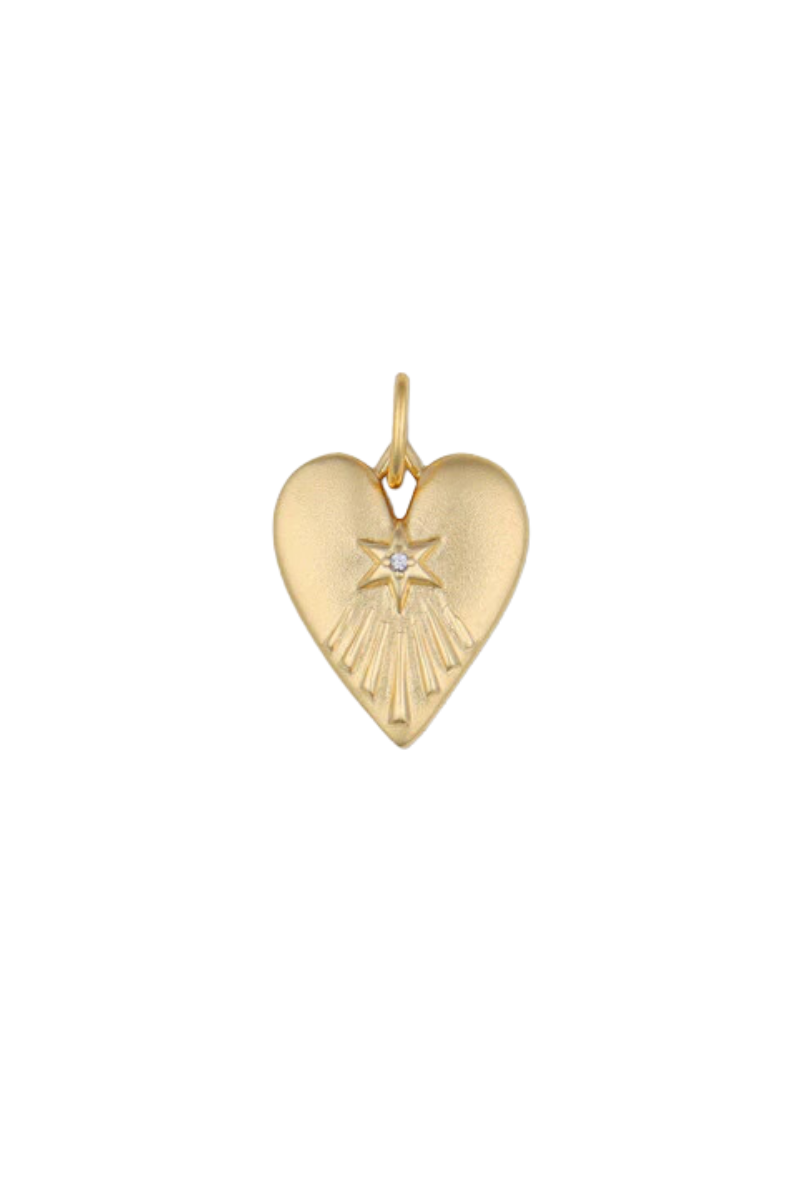 Small Halley's Heart Charm