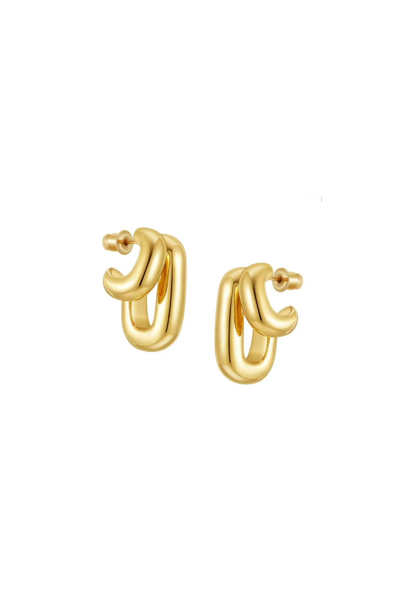 Hugo Double Hoop Earring