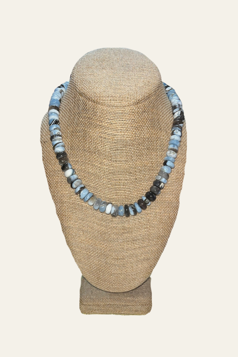 Blue Lace Agate Necklace