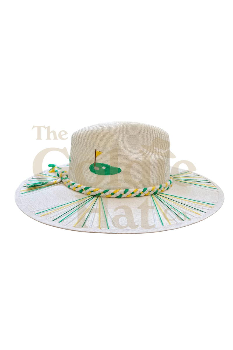Hole in One Green Palm Hat