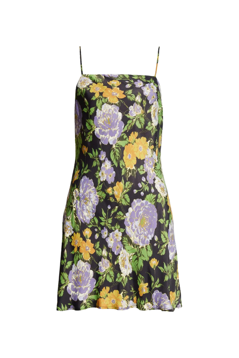 Capri Floral Sleeveless Mini Dress