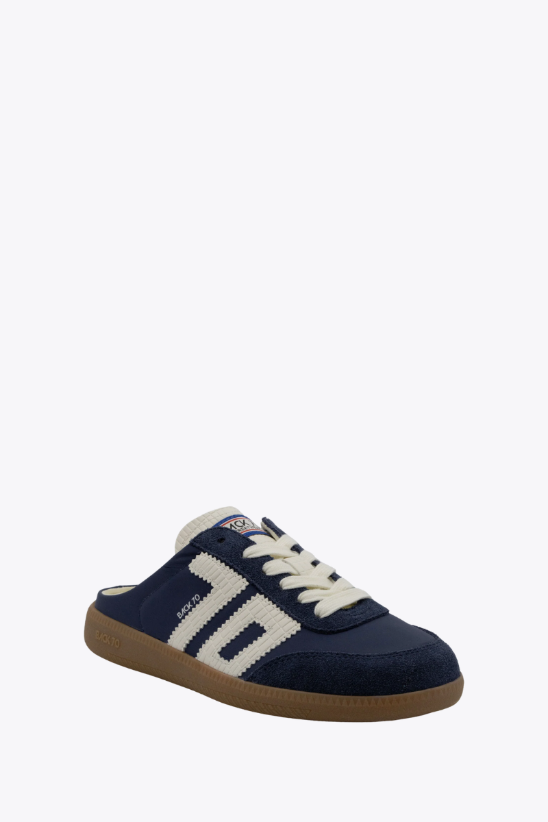 Back 70 Streetwear Easter in Navy Backless Sneakers